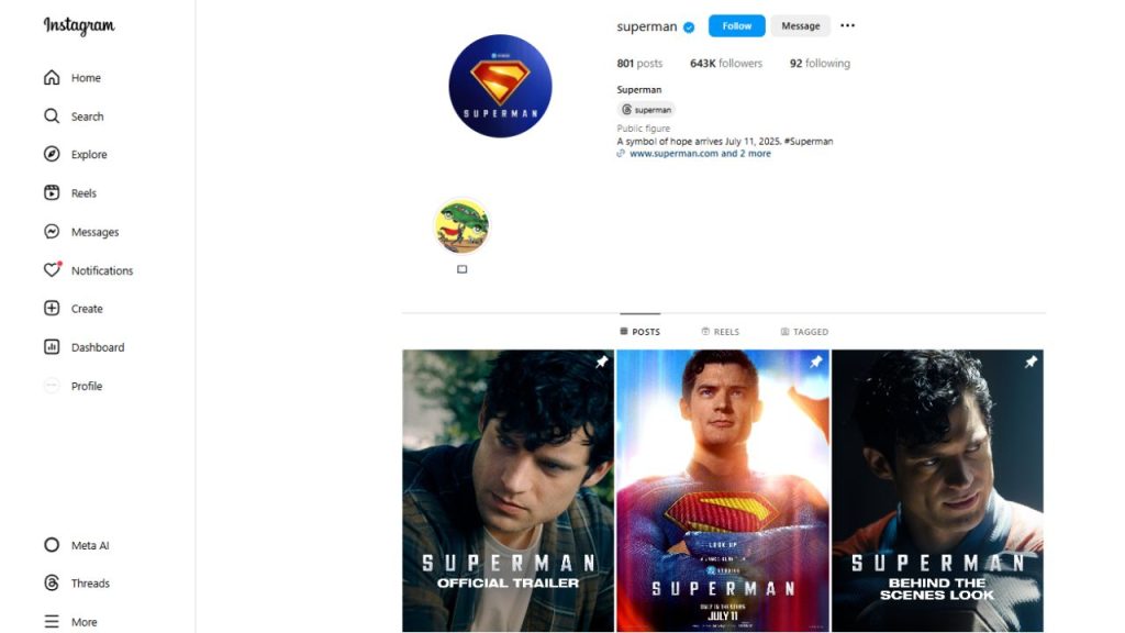 Supеrman Instagram