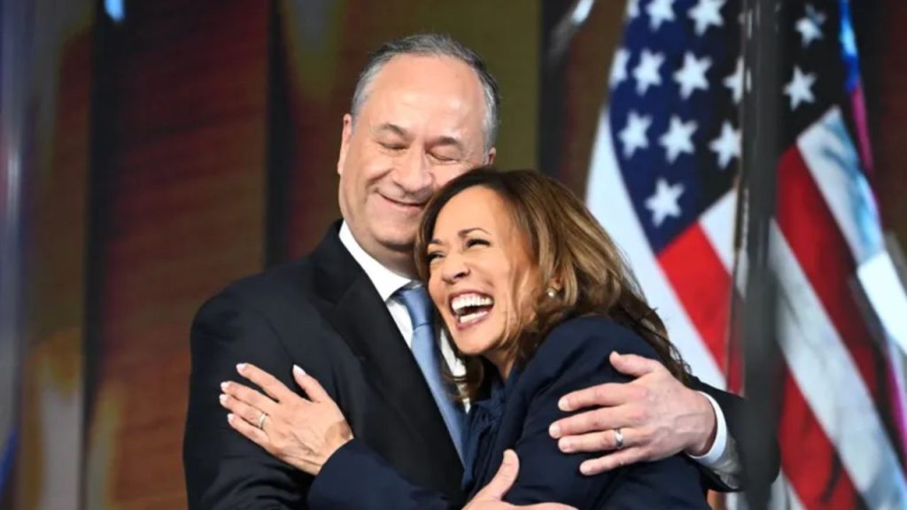 Kamala Harris and Doug Emhoff