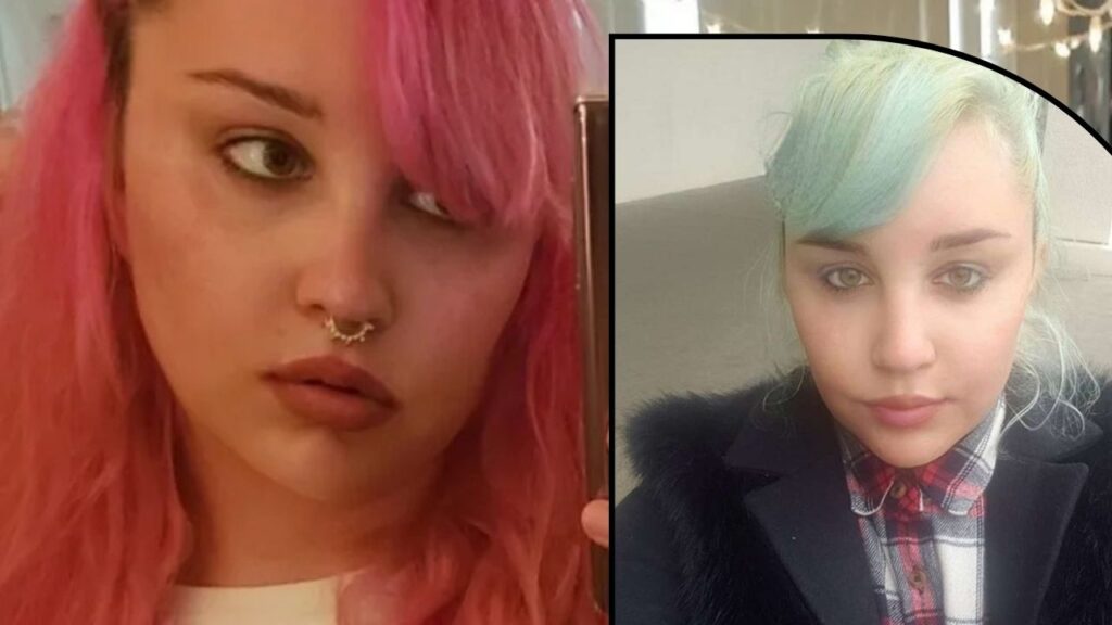 Amanda Bynes hair hair pink and grееn